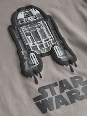 Charcoal Grey Long Sleeve Star Wars T-Shirt (3-16yrs) - Image 7 of 7