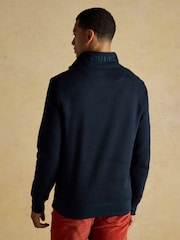 Joules Alistair French Ribbed Knit Quarter Zip Sweatshirt - Imagem 2 de 8