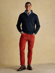 Joules Alistair French Ribbed Knit Quarter Zip Sweatshirt - Imagem 3 de 8