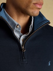 Joules Alistair French Ribbed Knit Quarter Zip Sweatshirt - Imagem 5 de 8