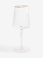 Set of 4 Gold Collins Wine Glasses - Image 3 of 3