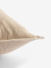 Ivory Loxley Velvet 50 x 50cm Cushion - Image 5 of 5