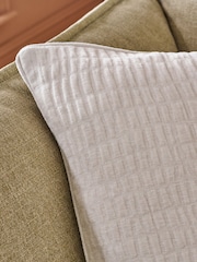 Ivory Textured Chenille 59 x 59cm Cushion - Image 2 of 5