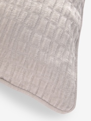 Ivory Textured Chenille 59 x 59cm Cushion - Image 5 of 5