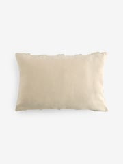 Natural 40 x 59cm Woven Chevron Cushion - Image 5 of 5