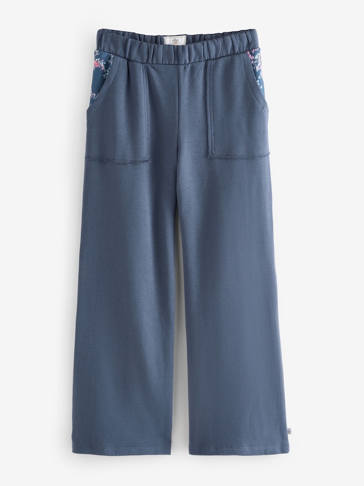 Shabby Chic by Rachel Ashwell® Navy Floral Wide Leg Lounge Trousers - Image 1 of 4