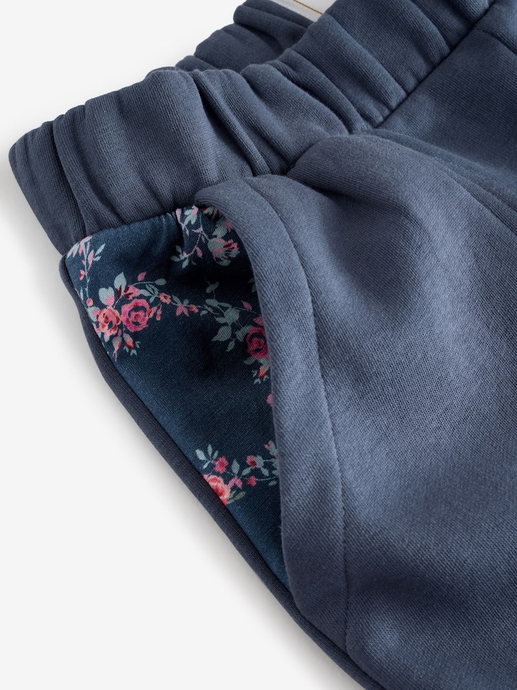 Shabby Chic by Rachel Ashwell® Navy Floral Wide Leg Lounge Trousers - Image 2 of 4