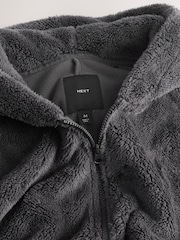 Cinza ardósia - Borg Fleece Onesie - Imagem 7 de 8