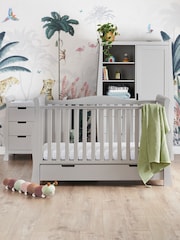Obaby Warm Grey Stamford Luxe 3 Piece Nursery Furniture Set - Image 1 of 8