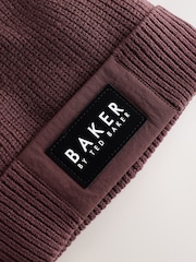 Baker by Ted Baker Boys Beanie and Gloves Set - Image 4 of 5