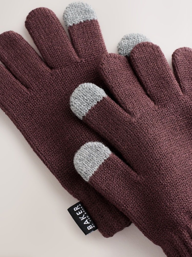 Baker by Ted Baker Boys Beanie and Gloves Set - Image 5 of 5 Baker by Ted Baker Boys Beanie and Gloves Set - Image 5 of 5