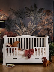 Obaby White Stamford Luxe Nursery Cot Bed - Image 2 of 7