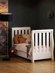 Obaby White Stamford Luxe Nursery Cot Bed - Image 4 of 7