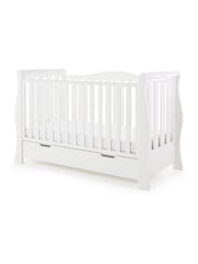 Obaby White Stamford Luxe Nursery Cot Bed - Image 5 of 7