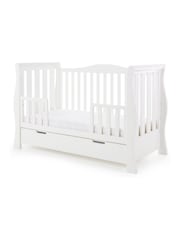Obaby White Stamford Luxe Nursery Cot Bed - Image 6 of 7
