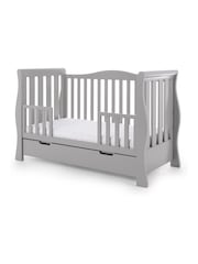 Obaby Warm Grey Stamford Luxe Nursery Cot Bed - Image 3 of 7