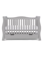 Obaby Warm Grey Stamford Luxe Nursery Cot Bed - Image 7 of 7