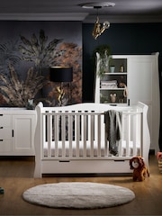 Obaby White Stamford Luxe 3 Piece Nursery Furniture Set - Image 1 of 6