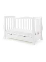 Obaby White Stamford Luxe 3 Piece Nursery Furniture Set - Image 5 of 6