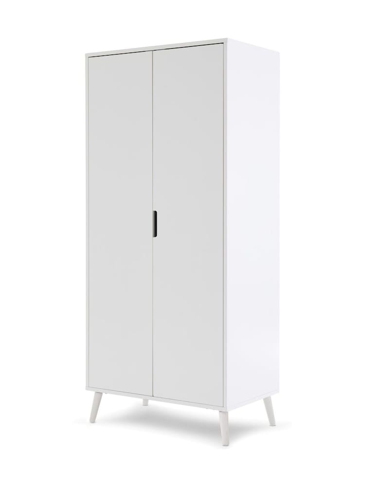 Obaby White With Acrylic Maya 3 Piece Nursery Furniture Set - Image 12 of 12
