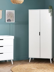 Obaby White With Acrylic Maya 3 Piece Nursery Furniture Set - Image 2 of 12