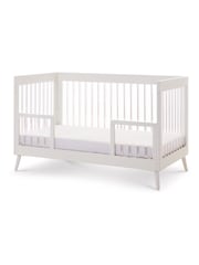 Obaby White With Acrylic Maya 3 Piece Nursery Furniture Set - Image 6 of 12