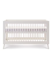 Obaby White With Acrylic Maya 3 Piece Nursery Furniture Set - Image 8 of 12