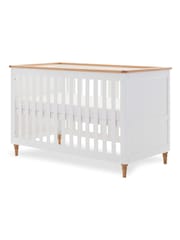 Obaby White with Natural Orla 3 Piece Nursery Furniture Set - Image 6 of 11