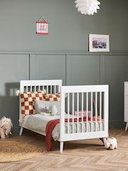 Obaby Nordic White Maya Cot Bed - Image 3 of 9