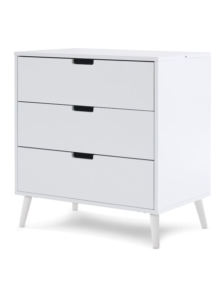 Obaby White with Acrylic Maya 2 Piece Nursery Furniture Set - Image 11 of 11