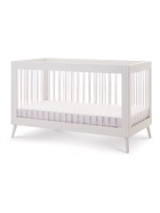 Obaby White with Acrylic Maya 2 Piece Nursery Furniture Set - Image 6 of 11