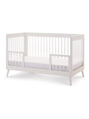 Obaby White with Acrylic Maya 2 Piece Nursery Furniture Set - Image 7 of 11