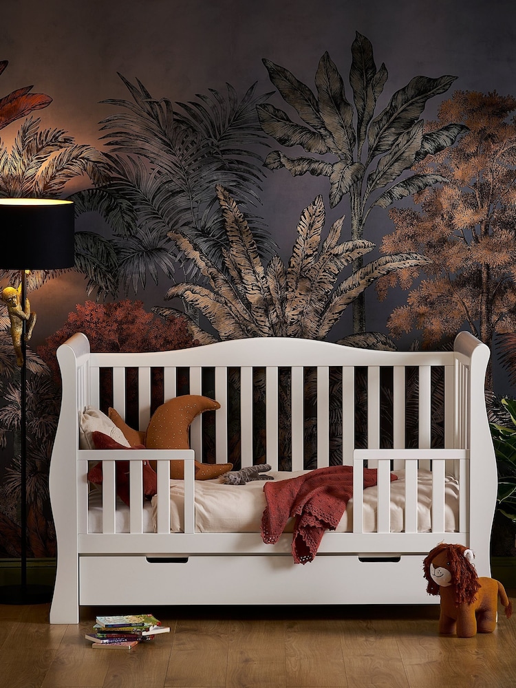 Obaby White Stamford Luxe 2 Piece Nursery Furniture Set - Image 2 of 8