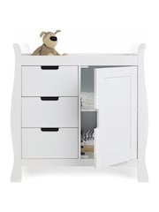 Obaby White Stamford Luxe 2 Piece Nursery Furniture Set - Image 5 of 8