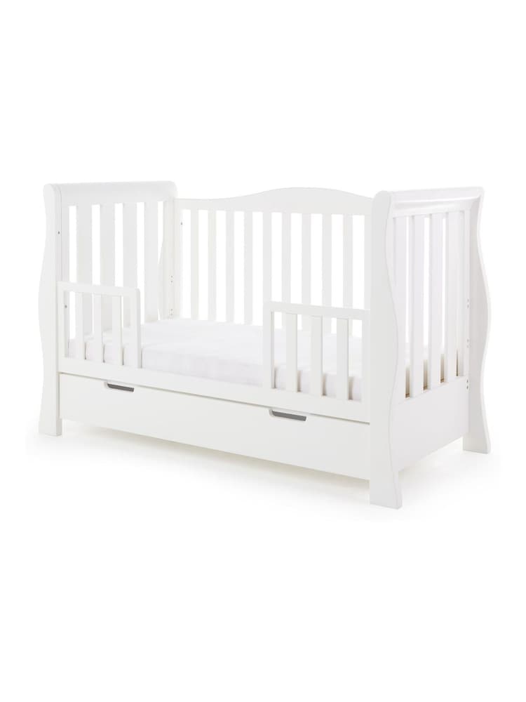 Obaby White Stamford Luxe 2 Piece Nursery Furniture Set - Image 8 of 8
