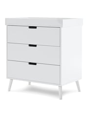 Obaby Nordic White Maya 3 Piece Nursery Furniture Set - Image 8 of 12