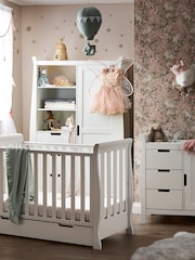 Obaby White Stamford Mini 3 Piece Nursery Furniture Set - Image 1 of 9