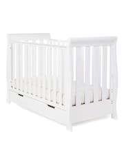 Obaby White Stamford Mini 3 Piece Nursery Furniture Set - Image 3 of 9