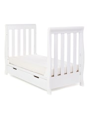 Obaby White Stamford Mini 3 Piece Nursery Furniture Set - Image 4 of 9