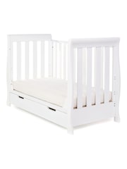 Obaby White Stamford Mini 3 Piece Nursery Furniture Set - Image 5 of 9