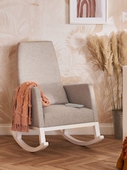 Obaby Silver Stone High Back Rocking Nursing Chair - Image 1 of 4