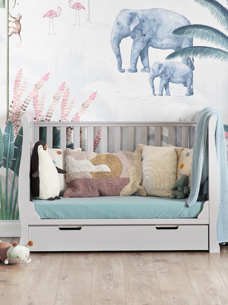 Obaby Warm Grey Stamford Mini Cot Bed - Image 2 of 5