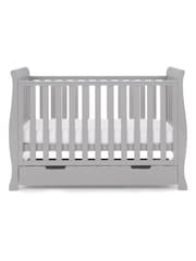 Obaby Warm Grey Stamford Mini Cot Bed - Image 4 of 5