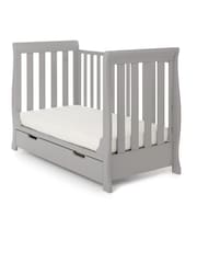 Obaby Warm Grey Stamford Mini Cot Bed - Image 5 of 5