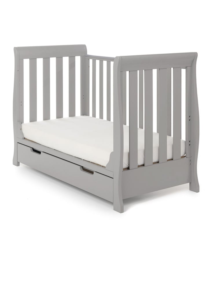 Obaby Warm Grey Stamford Mini Cot Bed - Image 5 of 5