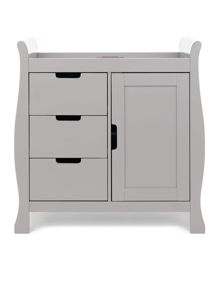 Obaby Warm Grey Stamford Luxe 2 Piece Nursery Furniture Set - Image 7 of 7