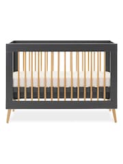 Obaby Slate with Natural Maya Mini 3 Piece Nursery Furniture Set - Image 4 of 9