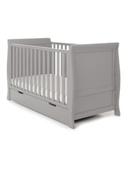 Obaby Warm Grey Stamford Classic 2 Piece Nursery Furniture Set - Image 3 of 8