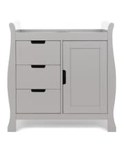 Obaby Warm Grey Stamford Classic 2 Piece Nursery Furniture Set - Image 6 of 8