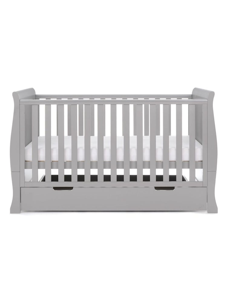 Obaby Warm Grey Stamford Classic 2 Piece Nursery Furniture Set - Image 8 of 8